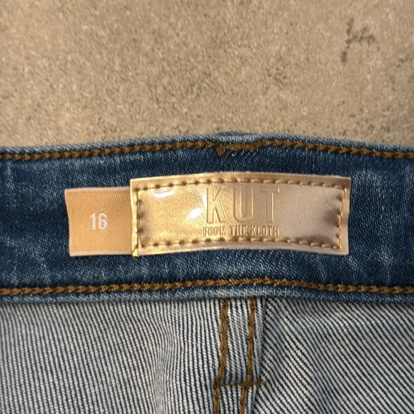 Kut from the Kloth Women’s 16 Charlize Cigarette Leg High Rise Skinny Cut Hem - Picture 5 of 8